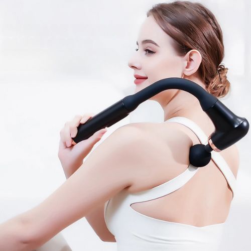 FlexiEase Pro™ | Pistolet de massage avec poignée étendue