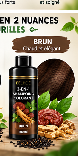 EELHOE shampoing colorant – variante Brun
