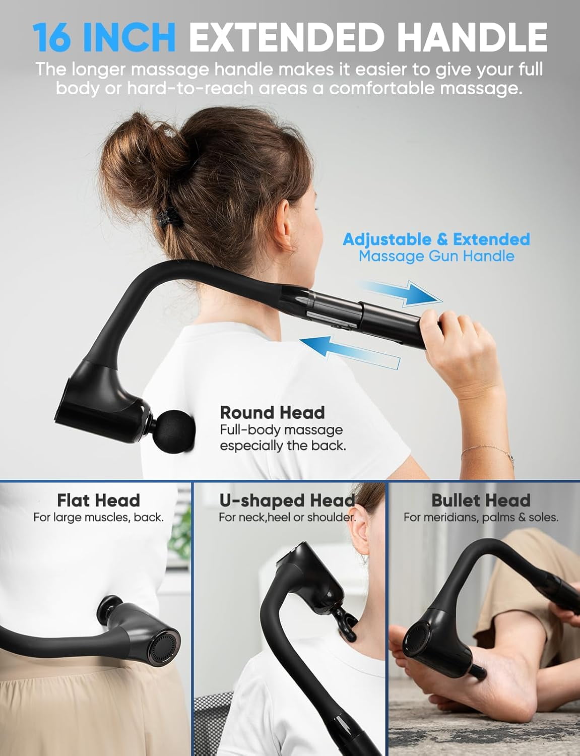 FlexiEase Pro™ – utilisation avec poignée étendue